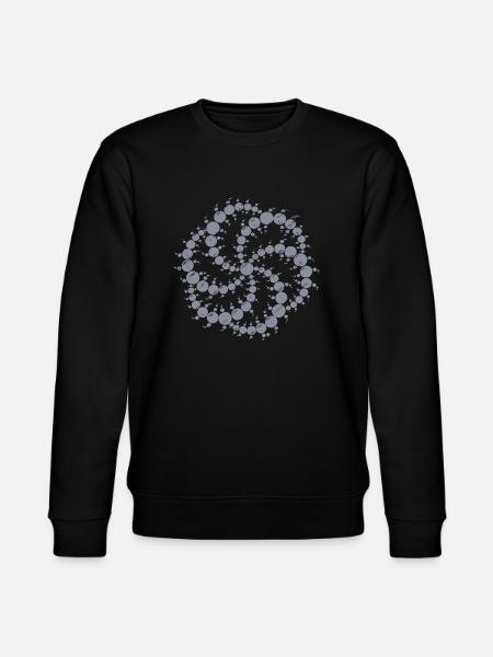 crop circle - Stanley/Stella Unisex Bio-Sweatshirt CHANGER - Schwarz