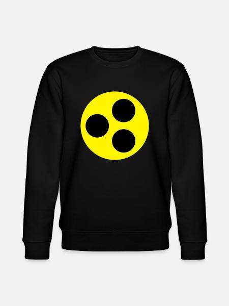 Blindenzeichen - Stanley/Stella Unisex Bio-Sweatshirt CHANGER - Schwarz