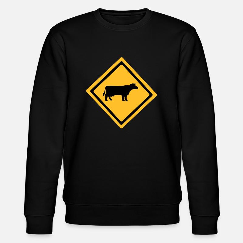 Cattle Sign - Stanley/Stella CHANGER Unisex Organic Sweatshirt - black