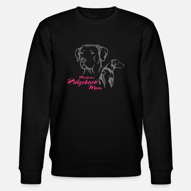 Rhodesian Ridgeback Mom - Stanley/Stella Unisex Bio-Sweatshirt CHANGER  - Schwarz