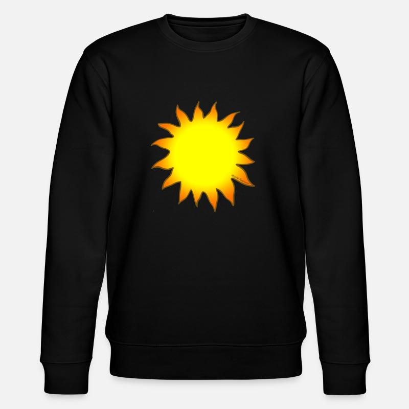 Sonne - Stanley/Stella Unisex Bio-Sweatshirt CHANGER  - Schwarz