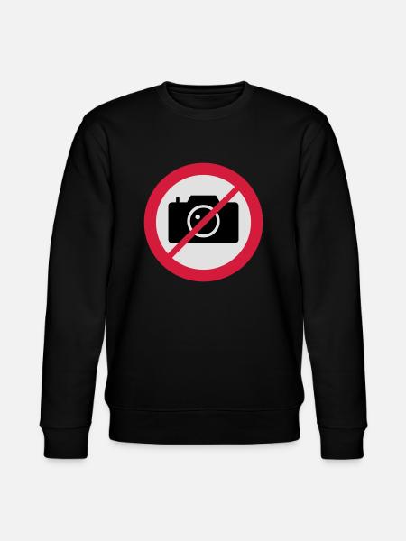 road sign camera - Stanley/Stella CHANGER Unisex Organic Sweatshirt - black