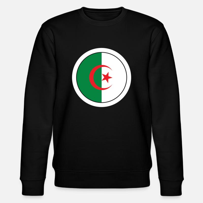 Algerie drapeau pays - Sweat bio CHANGER Stanley/Stella Unisexe - noir