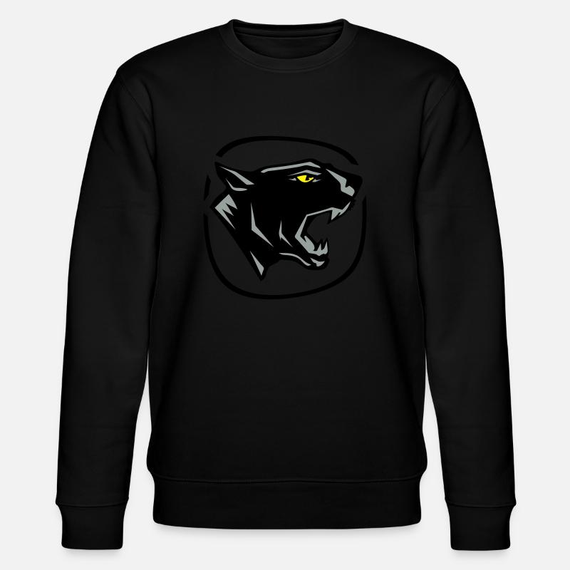 panthère_3 - Stanley/Stella CHANGER Unisex Organic Sweatshirt - black