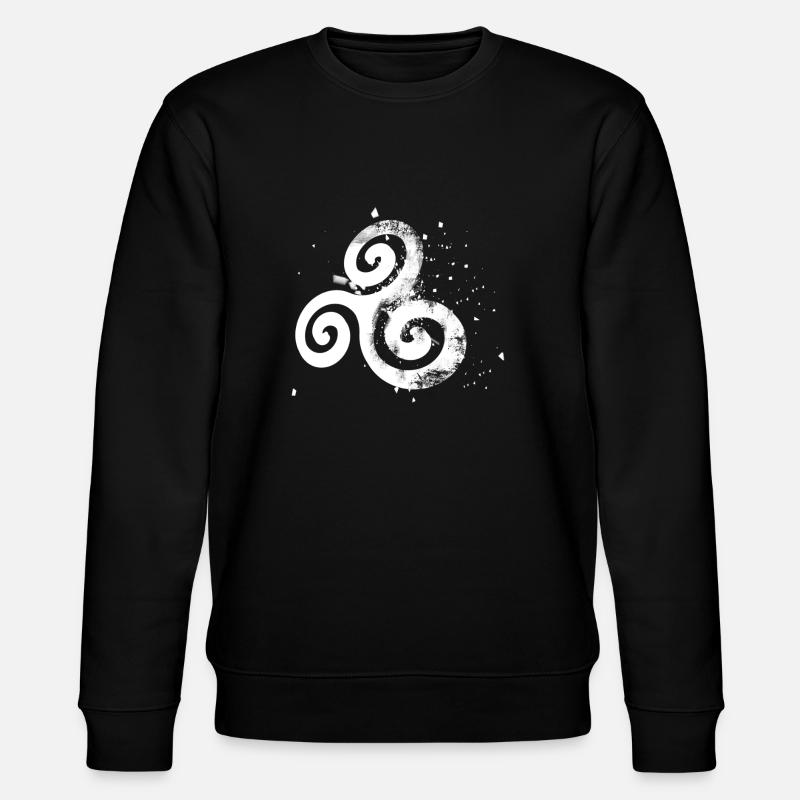 bzh triskell eclate 2 - Sweat bio CHANGER Stanley/Stella Unisexe - noir
