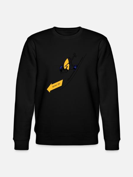 Apres ski - Stanley/Stella Unisex Bio-Sweatshirt CHANGER - Schwarz