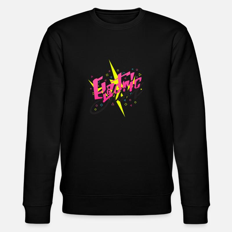 Electric Shock - Stanley/Stella Unisex Bio-Sweatshirt CHANGER  - Schwarz