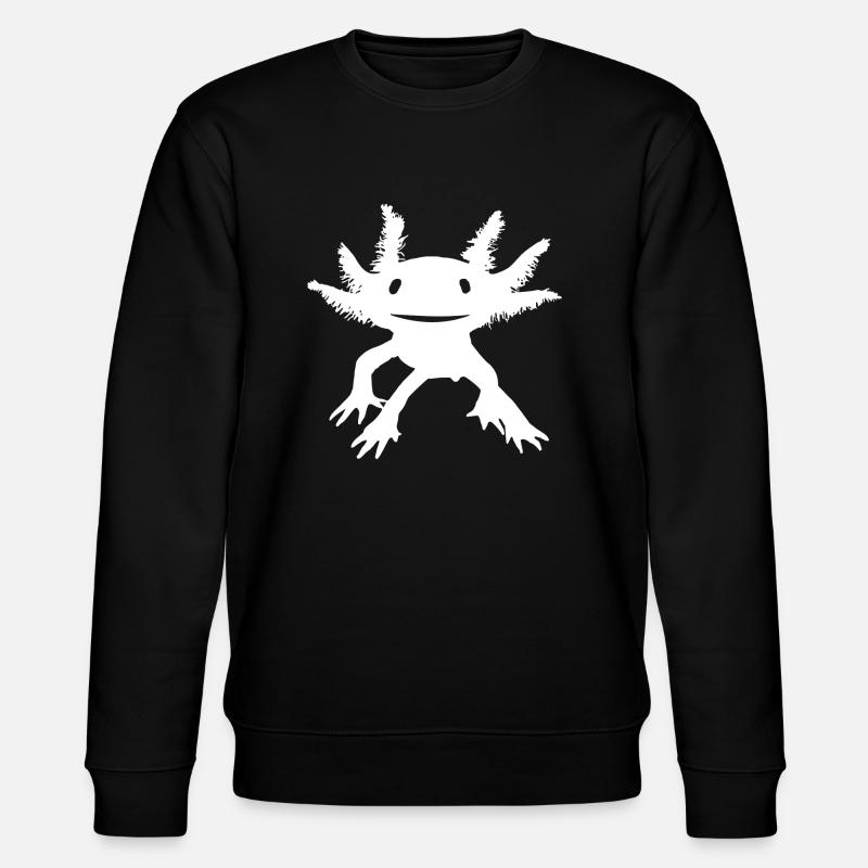 AXOLOTL - Stanley/Stella Unisex Bio-Sweatshirt CHANGER  - Schwarz