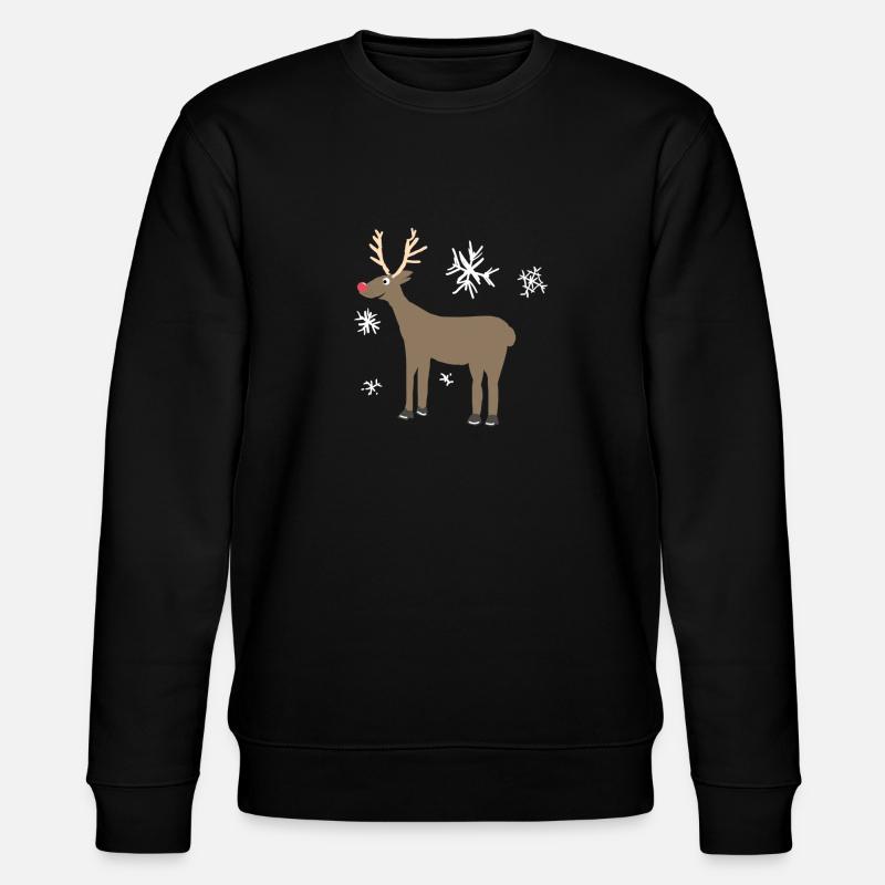 Rentier - Stanley/Stella Unisex Bio-Sweatshirt CHANGER - Schwarz