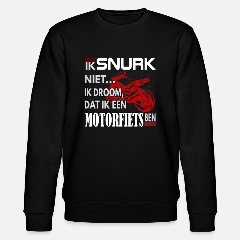 Motorrijders - Stanley/Stella Unisex Bio-Sweatshirt CHANGER  - Schwarz