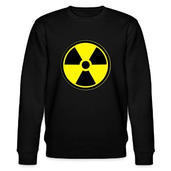 radiation_nuclear - Stanley/Stella Unisex Bio-Sweatshirt CHANGER  - Schwarz - Vorne - Nik (191cm) & Marisol (170cm)