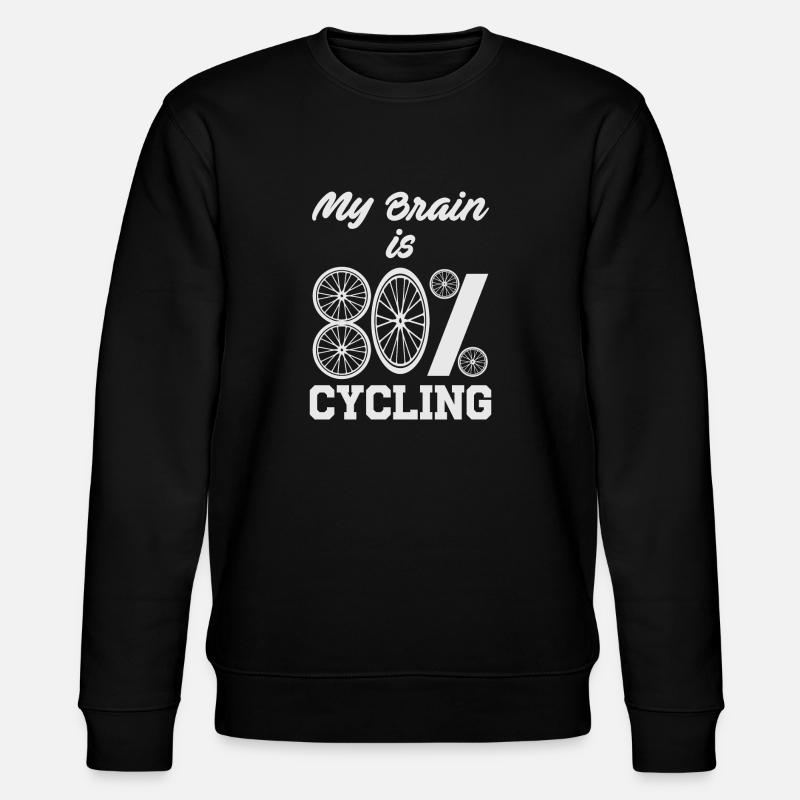 MY BRAIN 80% CYCLISME - Sweat bio CHANGER Stanley/Stella Unisexe - noir