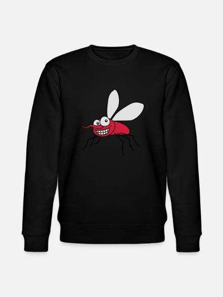 grin_mosquito_3c - Stanley/Stella CHANGER Unisex Organic Sweatshirt - black