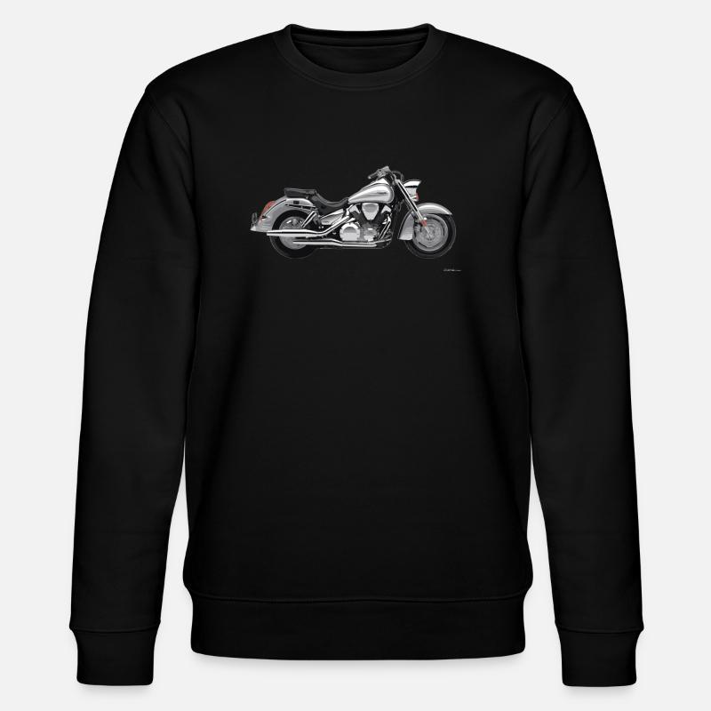 Motorrad - Stanley/Stella Unisex Bio-Sweatshirt CHANGER  - Schwarz