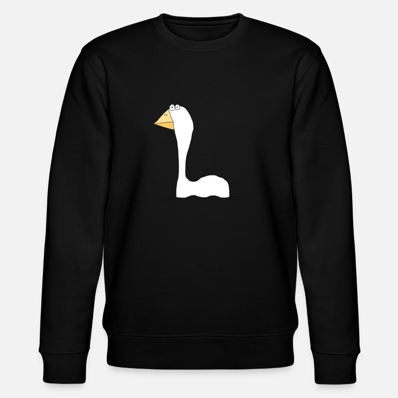 Schwan - Stanley/Stella Unisex Bio-Sweatshirt CHANGER  - Schwarz
