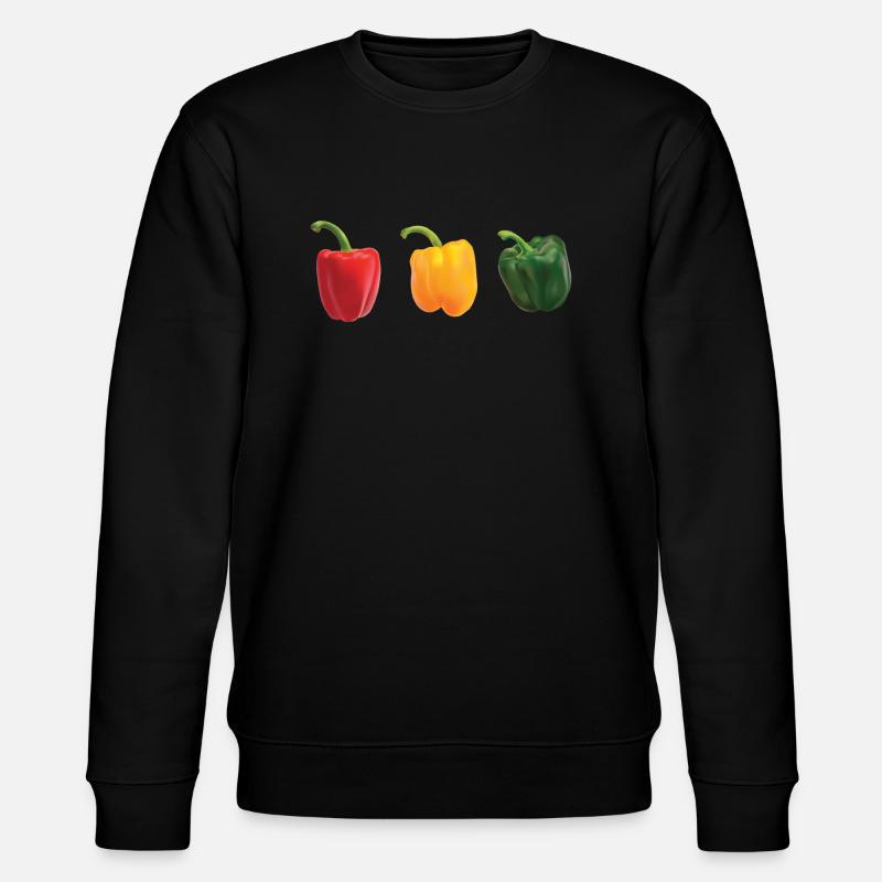 Paprika - Stanley/Stella Unisex Bio-Sweatshirt CHANGER  - Schwarz