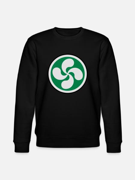 Croix du Pays Basque - Sweat bio CHANGER Stanley/Stella Unisexe - noir