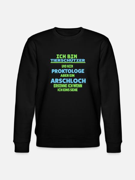 Tierschützer - Stanley/Stella Unisex Bio-Sweatshirt CHANGER  - Schwarz