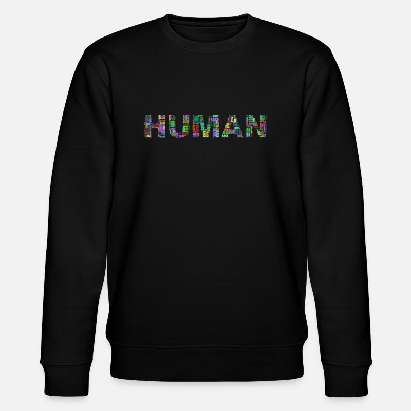 ludzki - Ekologiczna bluza unisex Stanley/Stella CHANGER - czarny