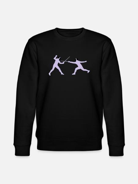 fechter_2c - Stanley/Stella CHANGER Unisex Organic Sweatshirt - black
