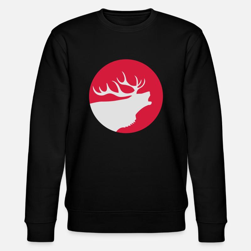 Roaring conception de cerfs communs - Sweat bio CHANGER Stanley/Stella Unisexe - noir