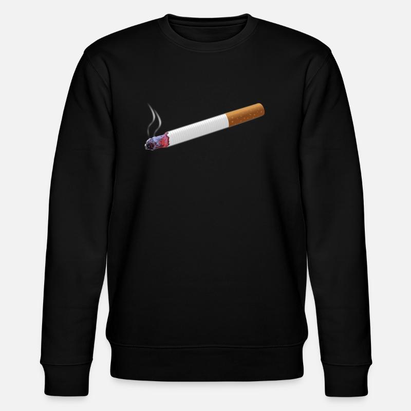 Zigarette - Stanley/Stella Unisex Bio-Sweatshirt CHANGER  - Schwarz