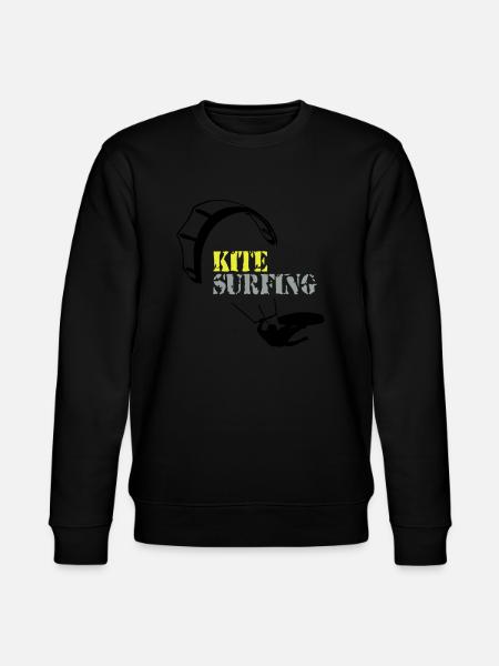 Kitesurfing - Stanley/Stella Unisex Bio-Sweatshirt CHANGER  - Schwarz
