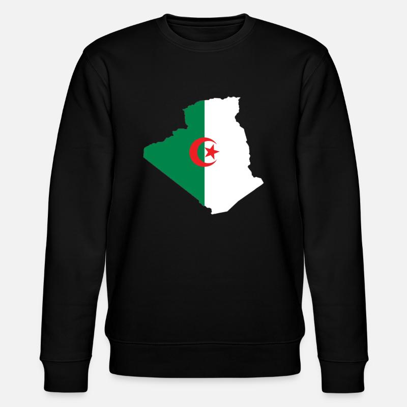 Algerien - Stanley/Stella Unisex Bio-Sweatshirt CHANGER  - Schwarz