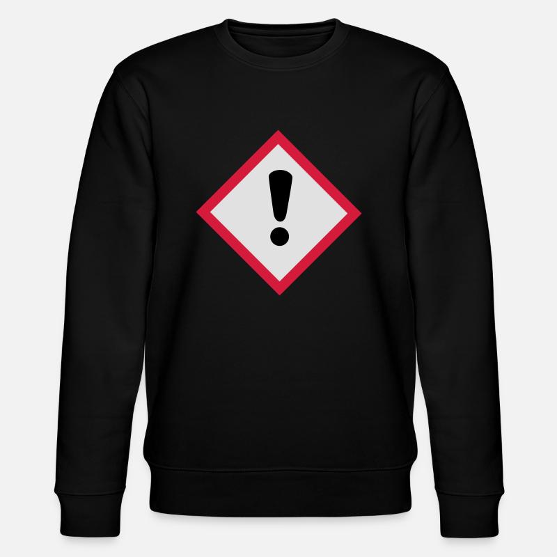 achtung - Stanley/Stella Unisex Bio-Sweatshirt CHANGER  - Schwarz