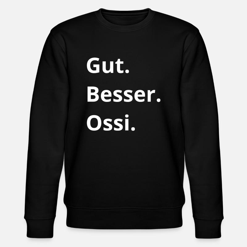 Très bien. Mieux. Easterner - Sweat bio CHANGER Stanley/Stella Unisexe - noir