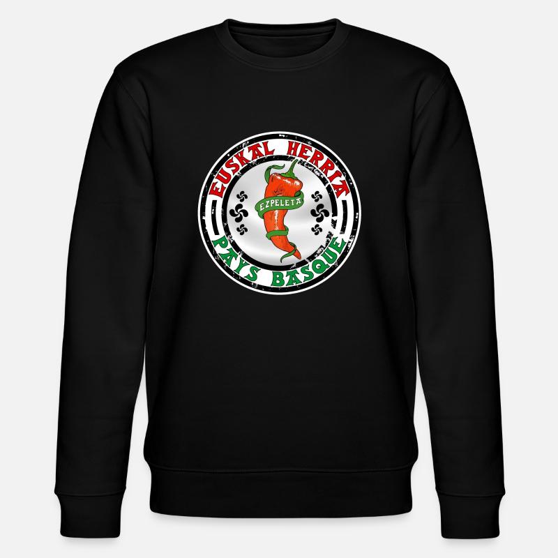Espelette Pays Basque - Sweat bio CHANGER Stanley/Stella Unisexe - noir