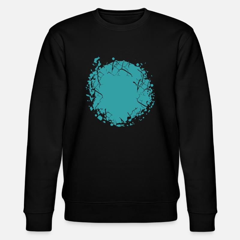 Vector background eu - Stanley/Stella CHANGER Unisex Organic Sweatshirt - black