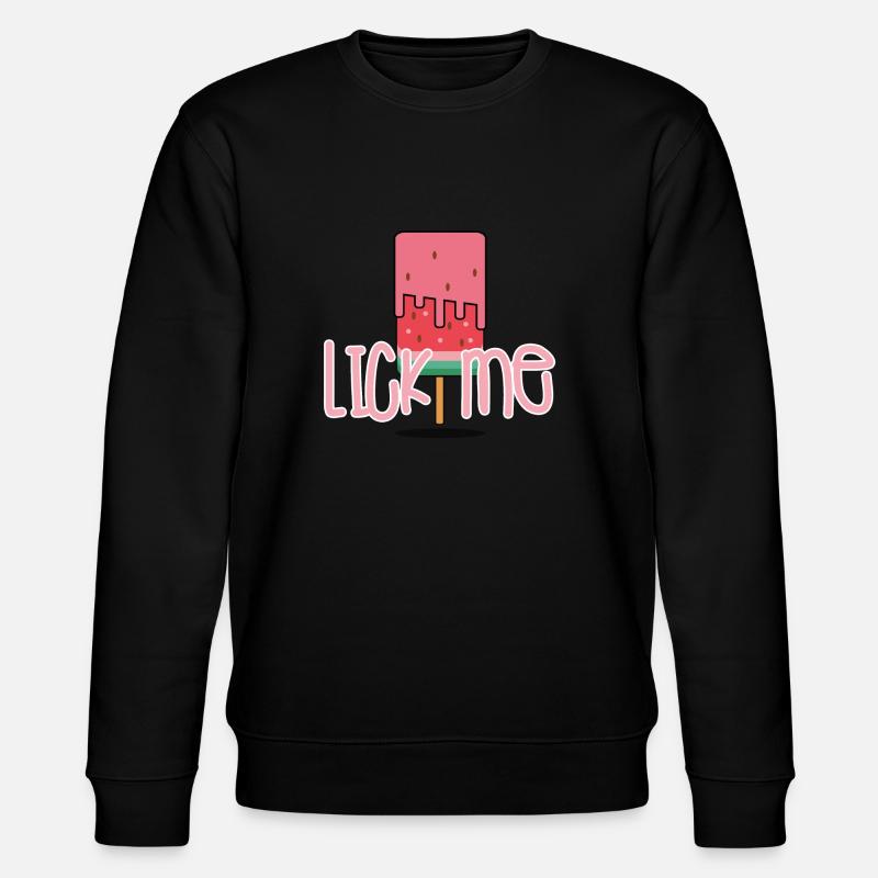 Lick me - Stanley/Stella Unisex Bio-Sweatshirt CHANGER  - Schwarz