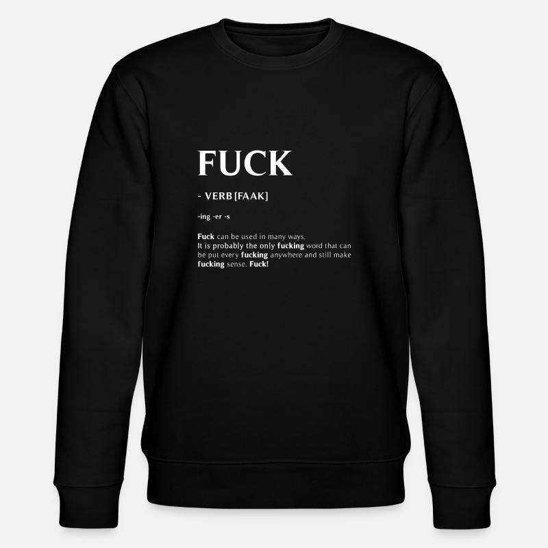 FCK definition - Stanley/Stella CHANGER Unisex Organic Sweatshirt - black