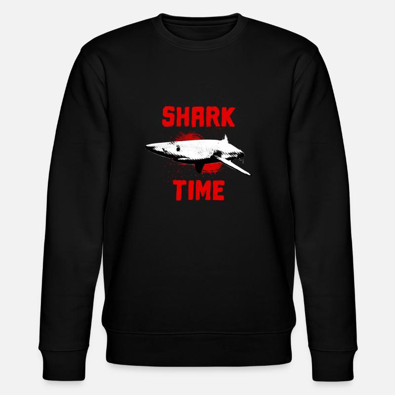 Grand océan de requin blanc - Sweat bio CHANGER Stanley/Stella Unisexe - noir