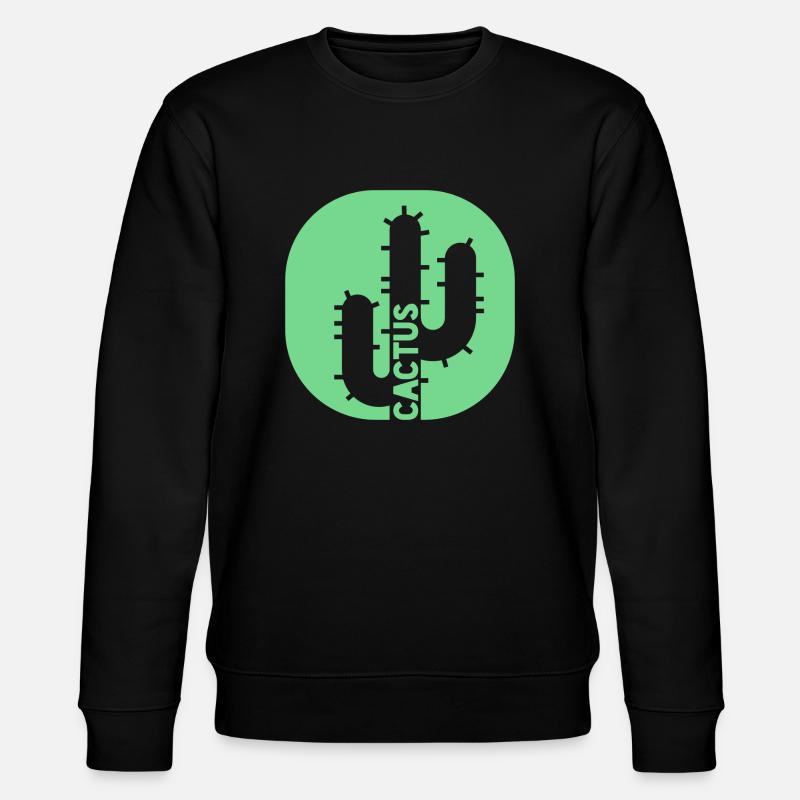 Cactus Vert Cool - Sweat bio CHANGER Stanley/Stella Unisexe - noir