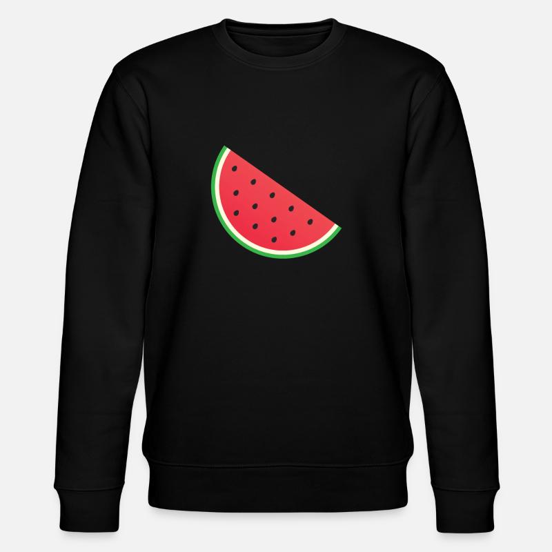 Wassermelone - Stanley/Stella Unisex Bio-Sweatshirt CHANGER  - Schwarz
