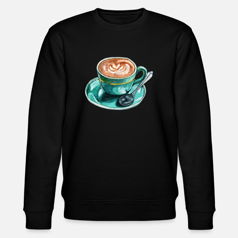 Latte Macchiato - Sweat bio CHANGER Stanley/Stella Unisexe - noir