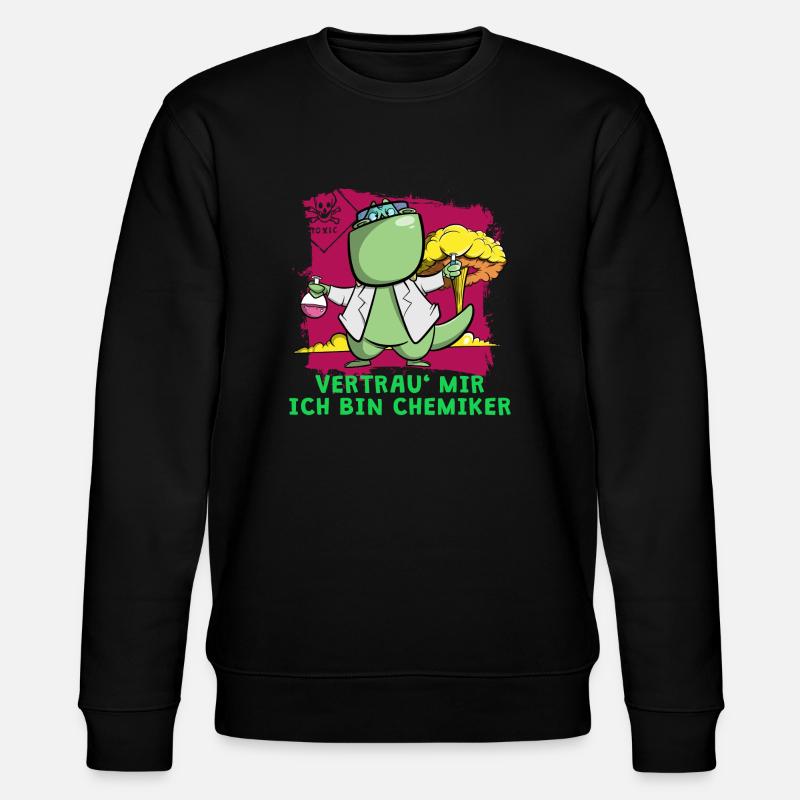 Ich bin Chemiker - Vertrau mir - Stanley/Stella Unisex Bio-Sweatshirt CHANGER - Schwarz