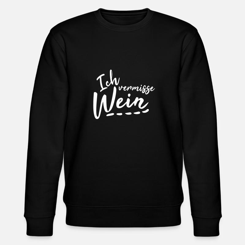 Le vin me manque - Sweat bio CHANGER Stanley/Stella Unisexe - noir