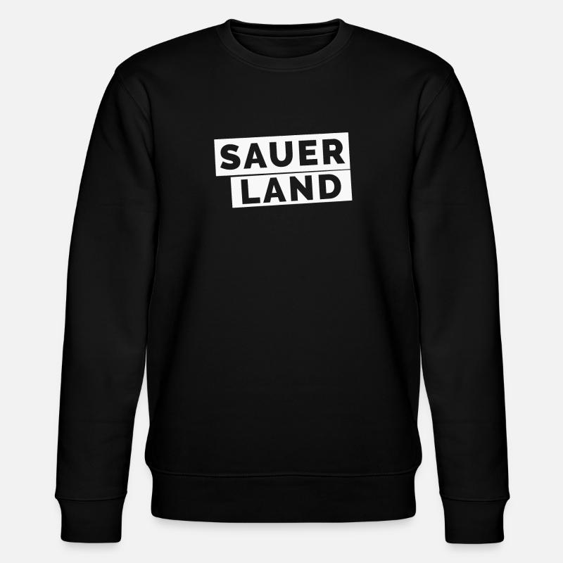 Sauerland - Sweat bio CHANGER Stanley/Stella Unisexe - noir