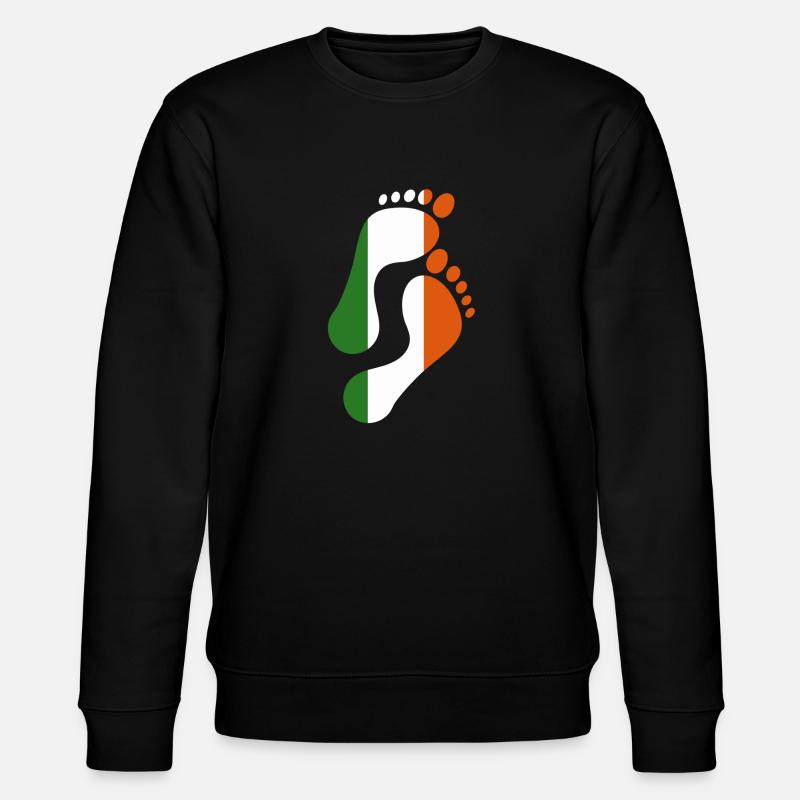 Irlande Empreinte drapeau - Sweat bio CHANGER Stanley/Stella Unisexe - noir