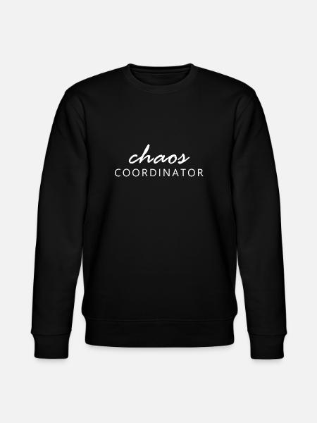 CHAOS COORDINATEUR - Sweat bio CHANGER Stanley/Stella Unisexe - noir