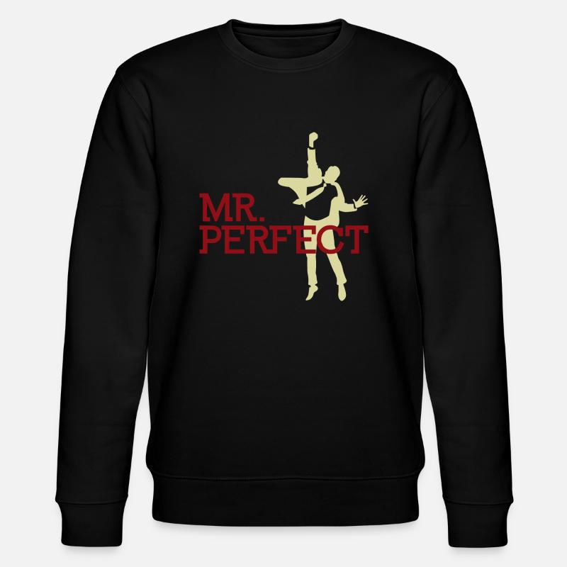 Mr. Perfect - Stanley/Stella Unisex Bio-Sweatshirt CHANGER  - Schwarz