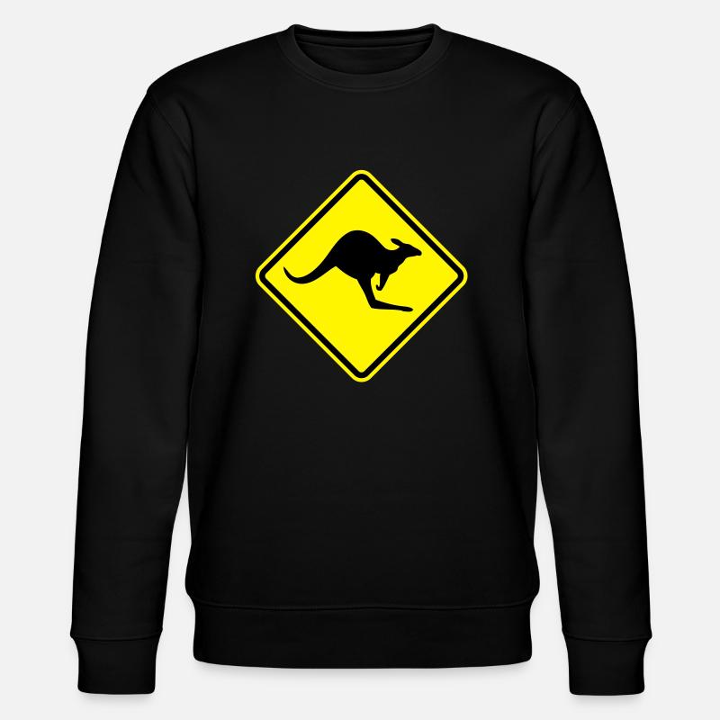 kangoroo_shield__f2 - Stanley/Stella Unisex Bio-Sweatshirt CHANGER  - Schwarz