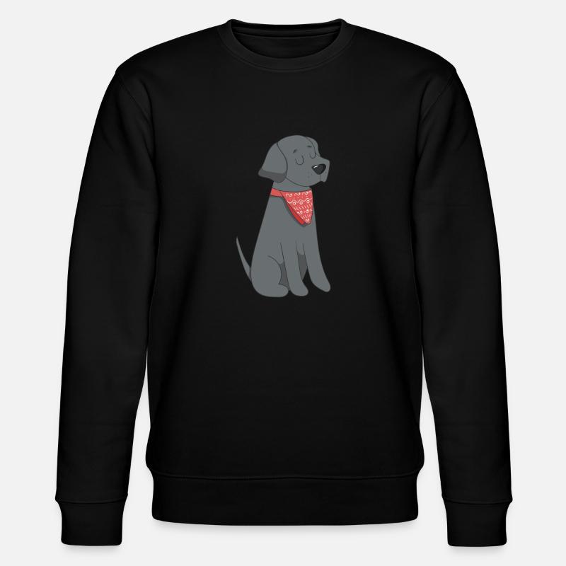 Hund - Stanley/Stella Unisex Bio-Sweatshirt CHANGER  - Schwarz