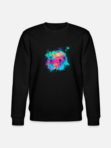 Explosion Detonation farbenfroh - Stanley/Stella Unisex Bio-Sweatshirt CHANGER  - Schwarz