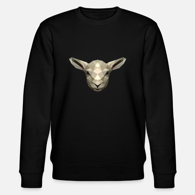 Agneau /mouton poly design - Sweat bio CHANGER Stanley/Stella Unisexe - noir