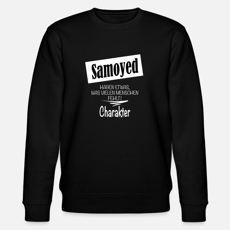 Samoyed - Stanley/Stella CHANGER Unisex Organic Sweatshirt - black