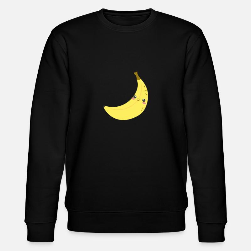 Banane - Stanley/Stella Unisex Bio-Sweatshirt CHANGER  - Schwarz